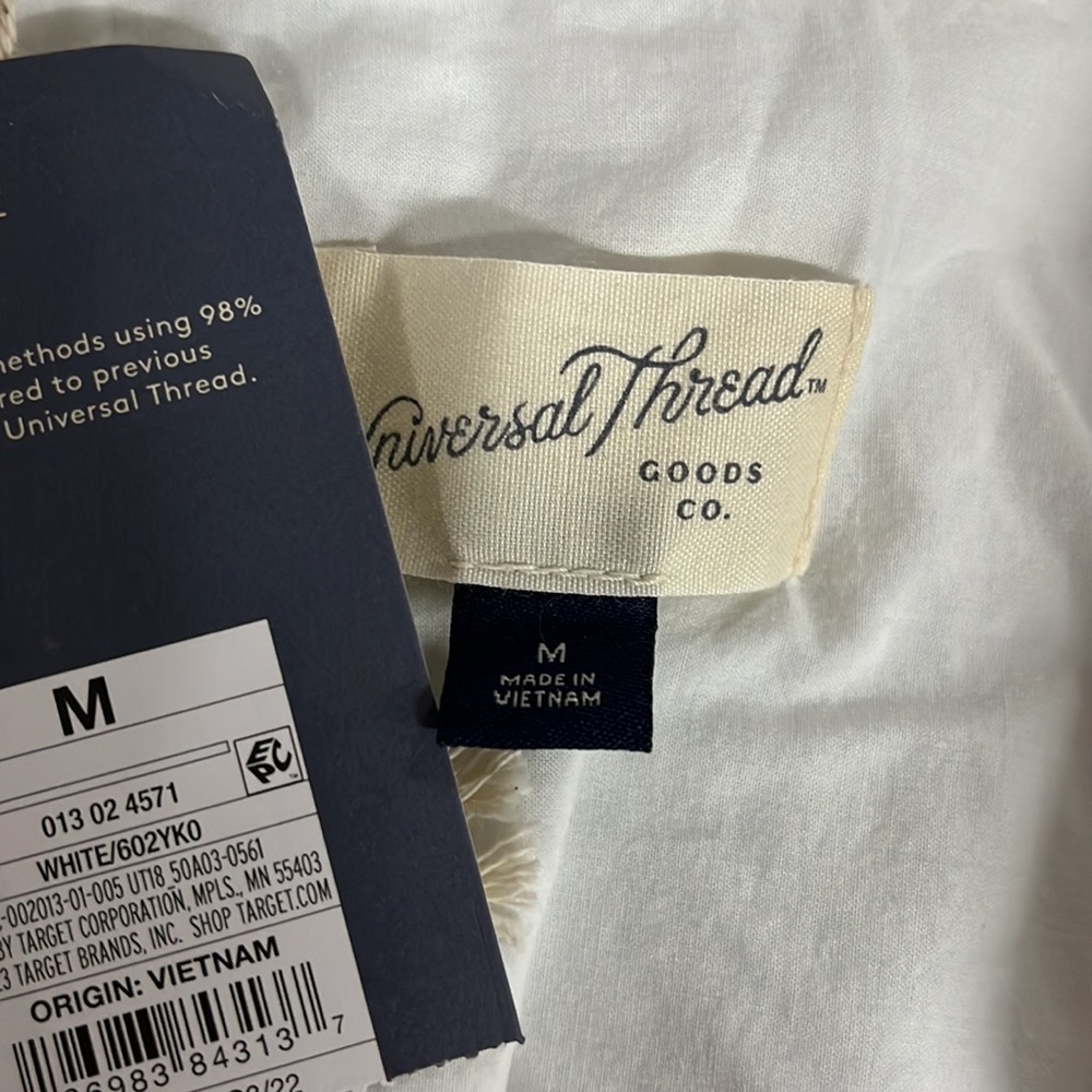 Universal thread women’s collared crop top shirt. 1585 - Picture 3 of 10